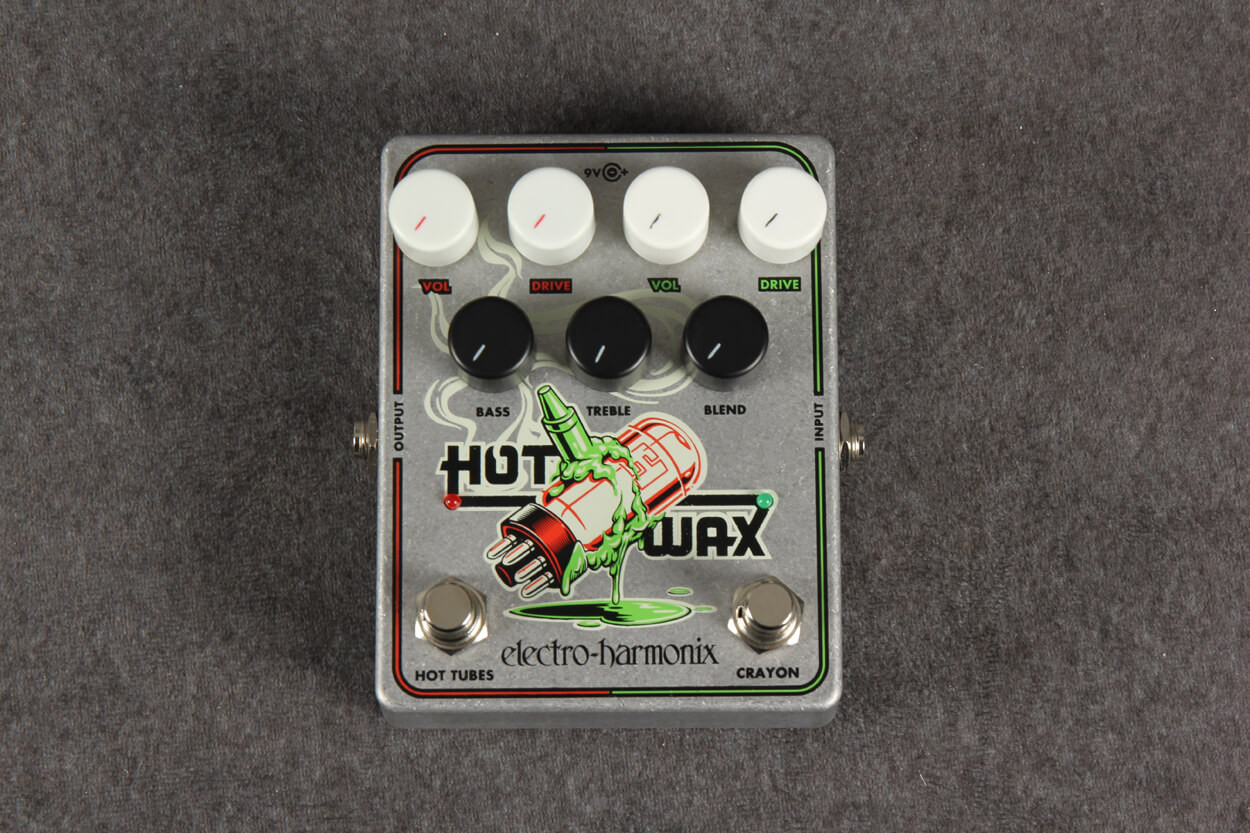 Electro Harmonix Hot Wax Dual Overdrive Pedal 2nd Hand Rich Tone Music