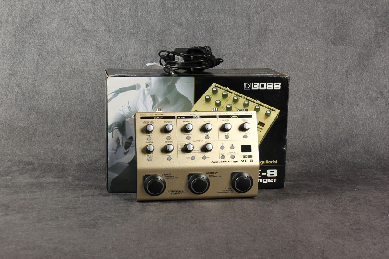 Boss VE-8 Acoustic Singer Effects Processor Pedal 2nd Hand | Rich