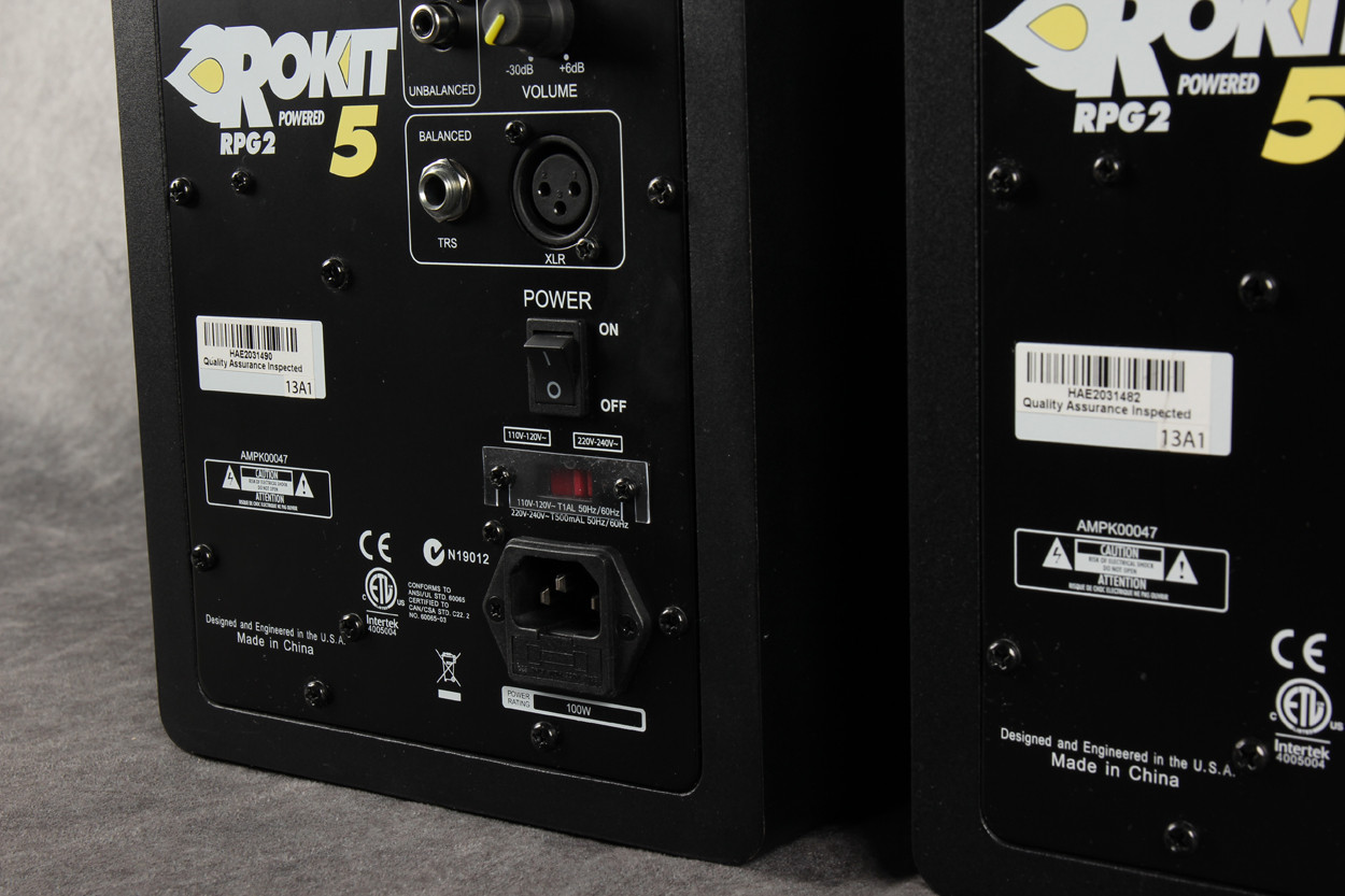 KRK ROKIT5 RPG2 ペア・ジャンク KRK Rokit 5 RPG2 Monitor Speaker Pair 2nd Hand | Rich Tone Music
