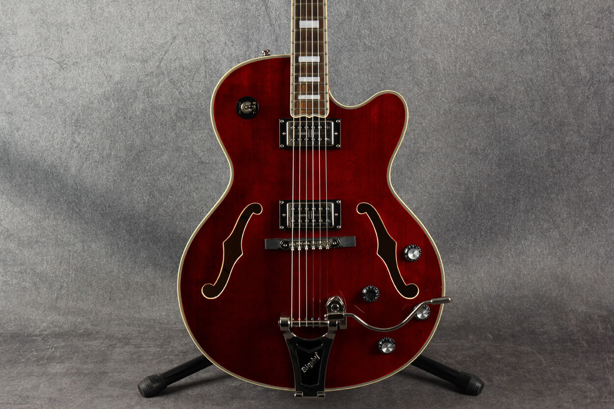 Epiphone Swingster ワインレッド フルアコ Epiphone Emperor Swingster Wine Red 2nd Hand | Rich Tone Music