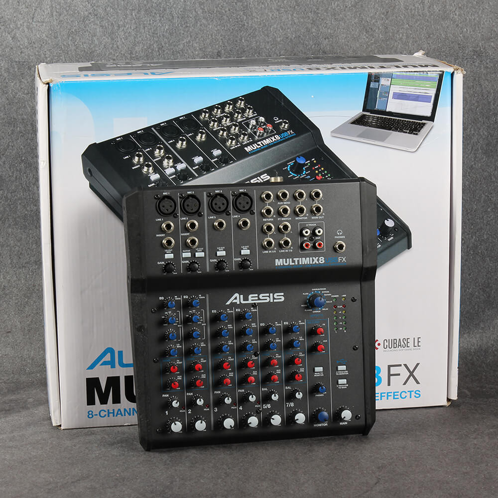 Alesis MultiMix 8 USB FX 8-Channel Mixer 2nd Hand | Rich Tone Music