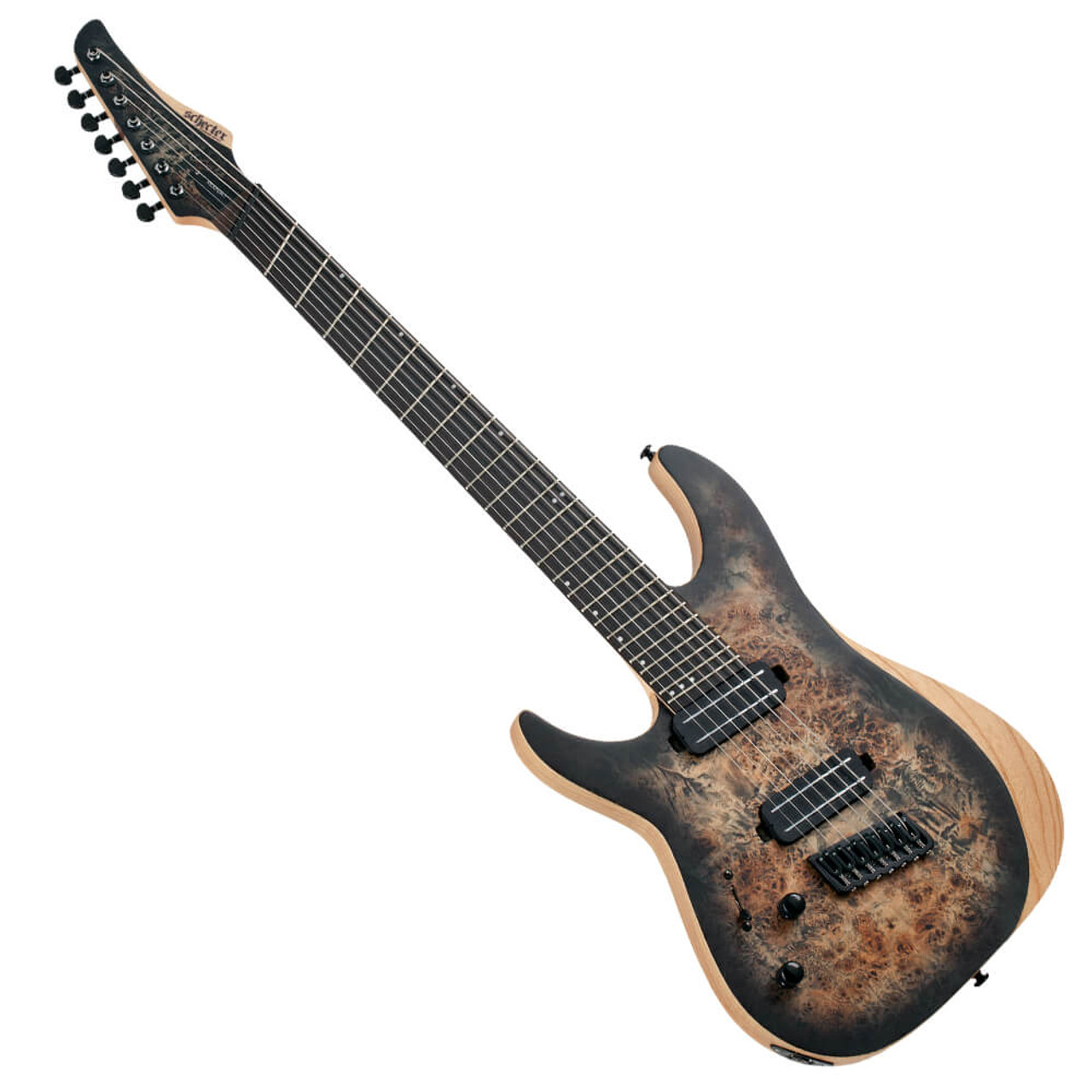 Schecter Reaper-7 Multi-Scale LH - Charcoal Burst