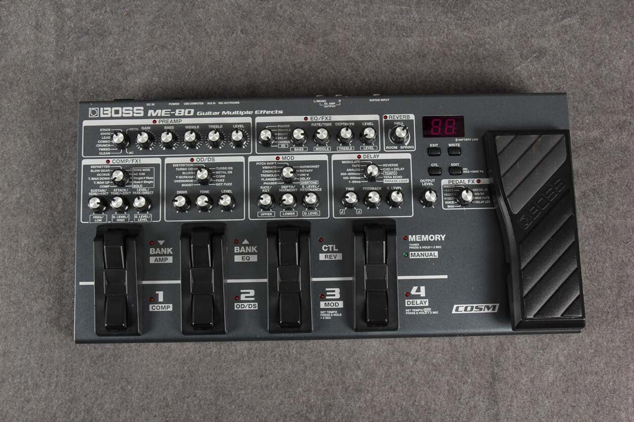 Boss ME80 Guitar Multiple Effects Pedal 2nd Hand Rich Tone Music