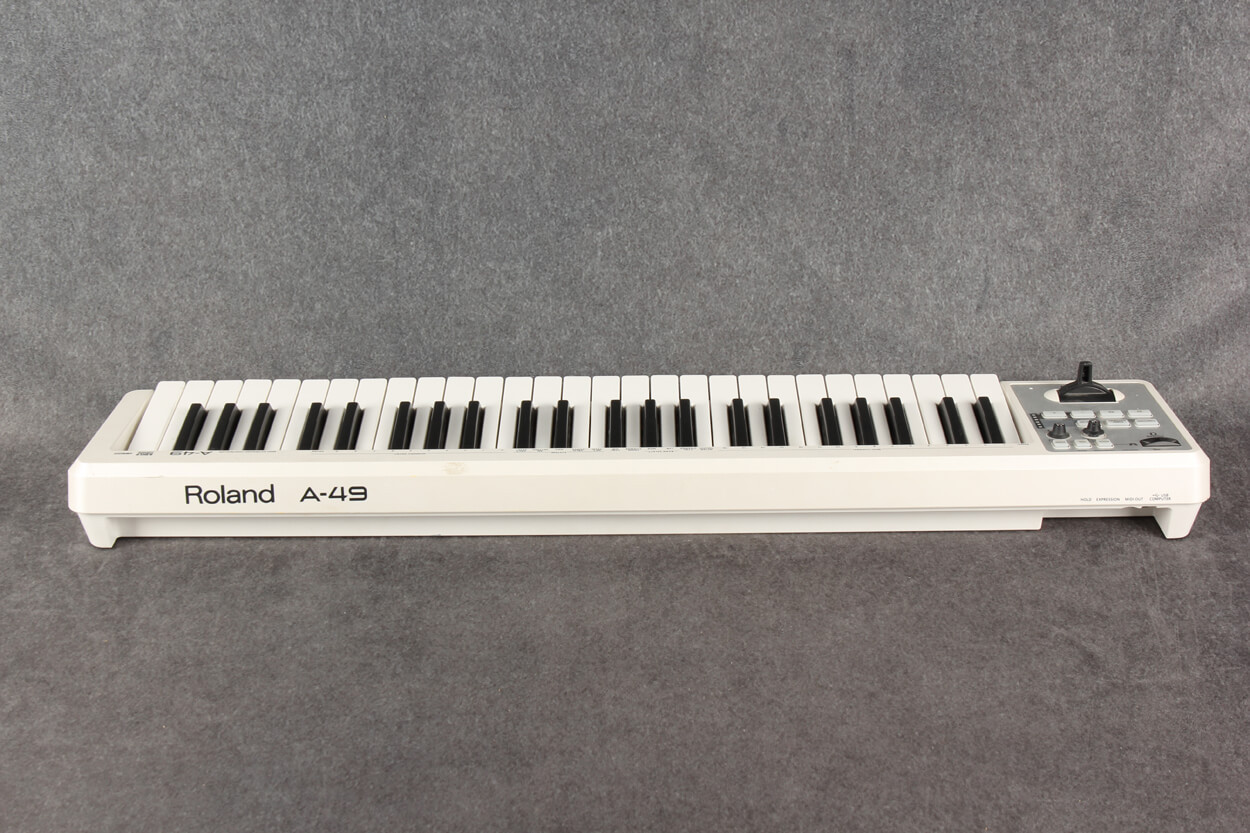 Roland A-49 Midi Keyboard Controller White 2nd Hand | Rich Tone Music