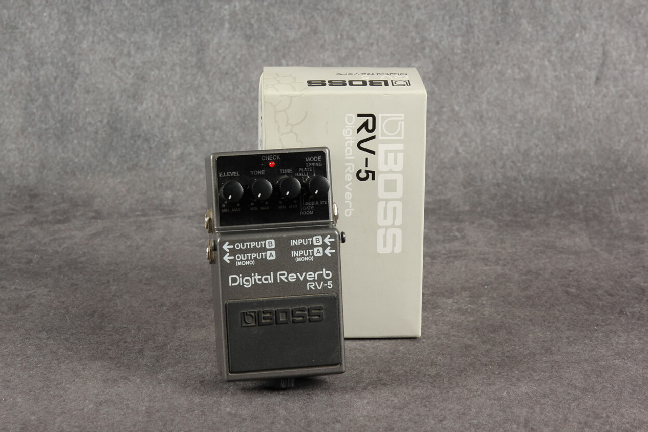 Boss RV-5 Digital Reverb Pedal - Boxed - 2nd Hand (124038)