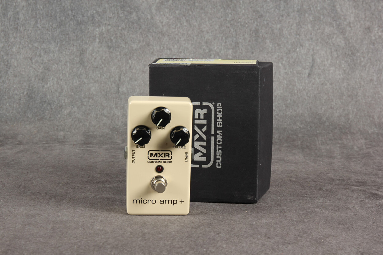 MXR M233 Micro Amp + (エムエックスアール) MXR/M233 Micro Amp +/ギター用プリアンプ 送料無料 | サウンド