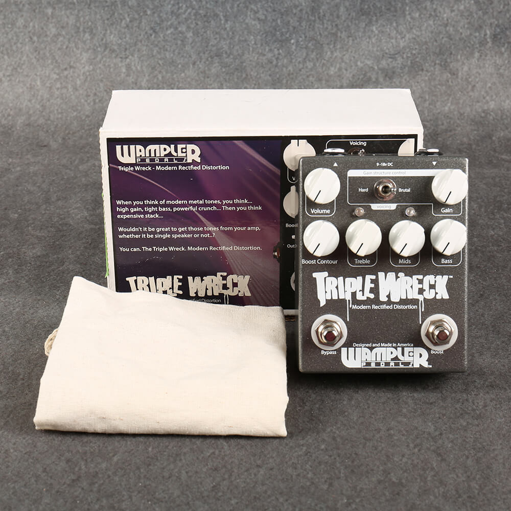 Wampler Triple Wreck Distortion Pedal 2nd Hand | Rich Tone Music
