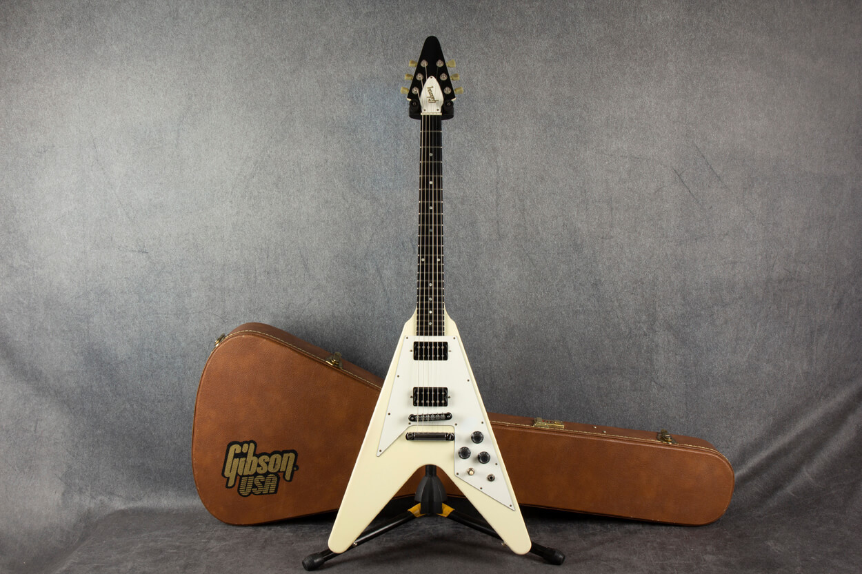 Gibson Flying V 67 Reissue Alpine White 2nd Hand | Rich Tone Music