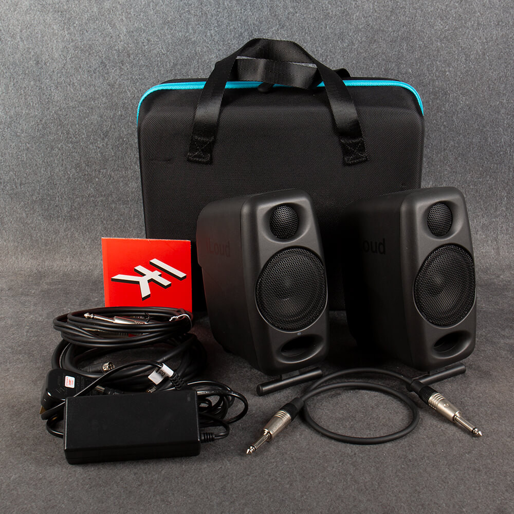 IK Multimedia iLoud Micro Monitor Speaker Pair Black 2nd Hand