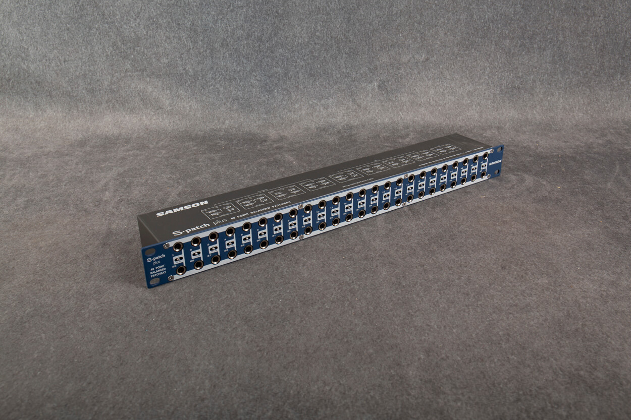 Samson S-Patch Plus 48 Point Balanced Patch Bay 2nd Hand | Rich