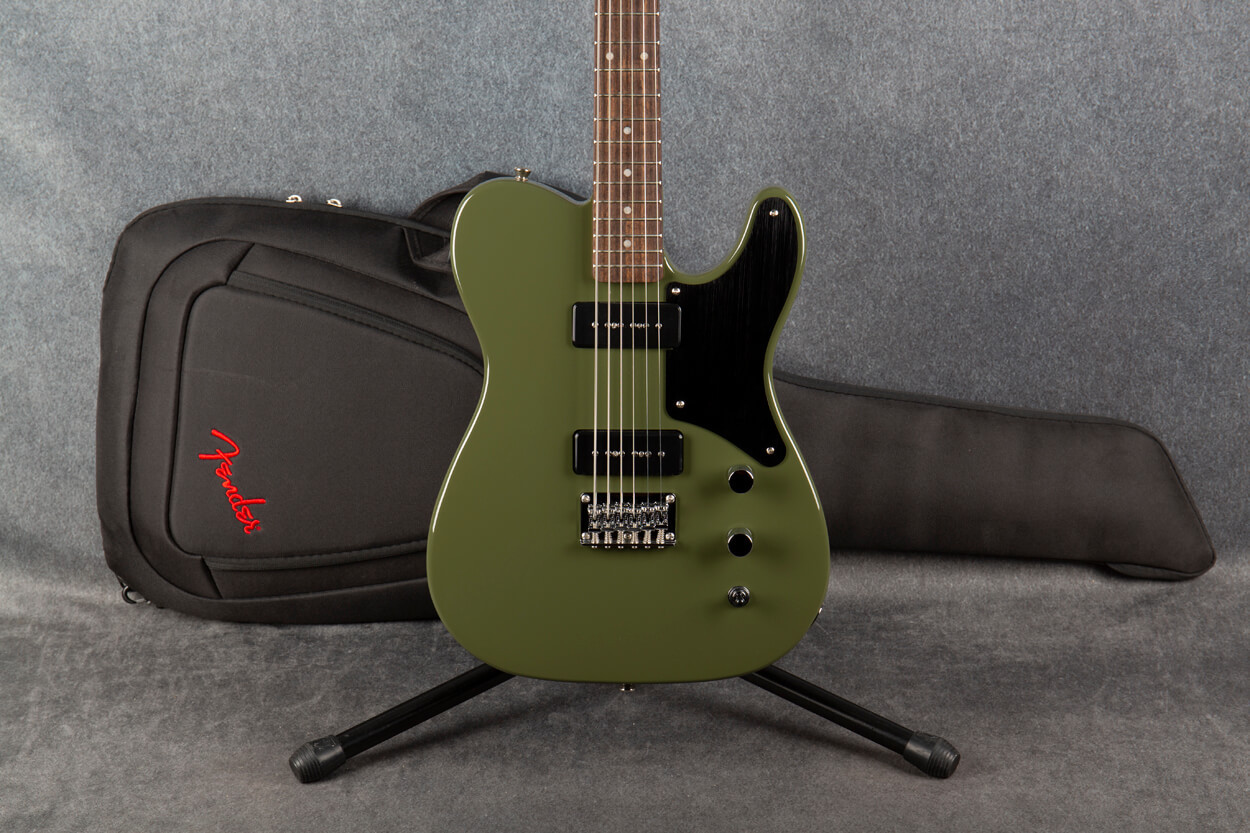Squier FSR Paranormal Baritone Cabronita Telecaster Olive Green