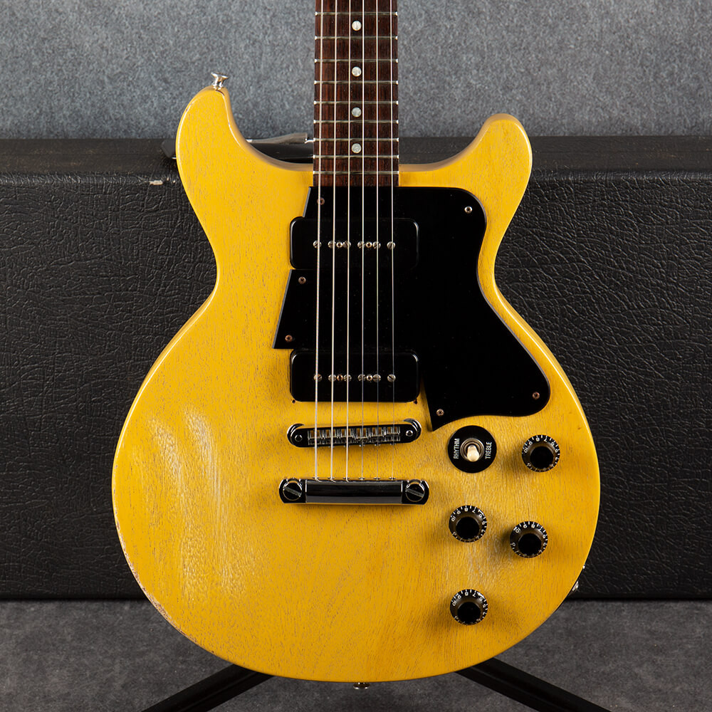 限定 Gibson Les Paul Junior DC TV Yellow Gibson Les Paul Junior Double Cut Electric Guitar, TV Yellow