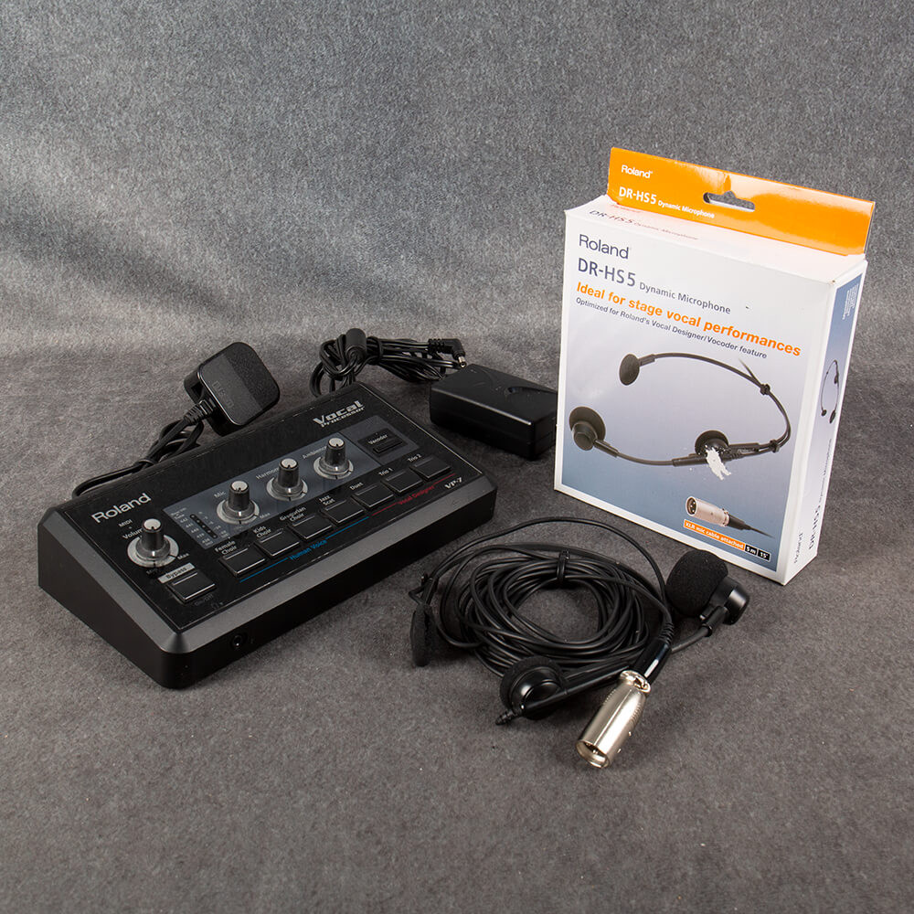 Roland VP-7 Vocal Processor DR-HS5 Headset Microphone 2nd Hand