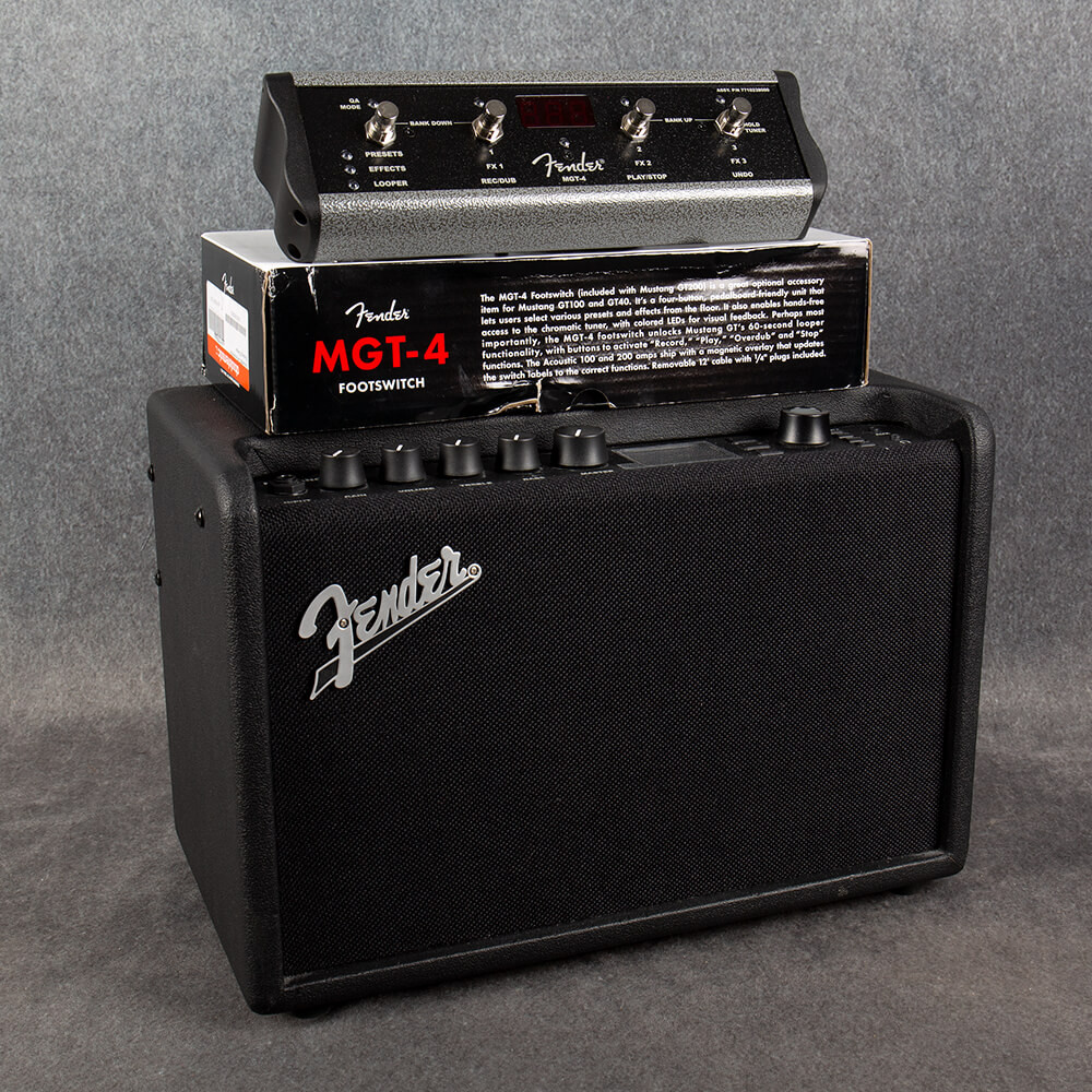 Fender アンプ MUSTANG GT40 MGT-4 セット Fender Mustang GT40 USED