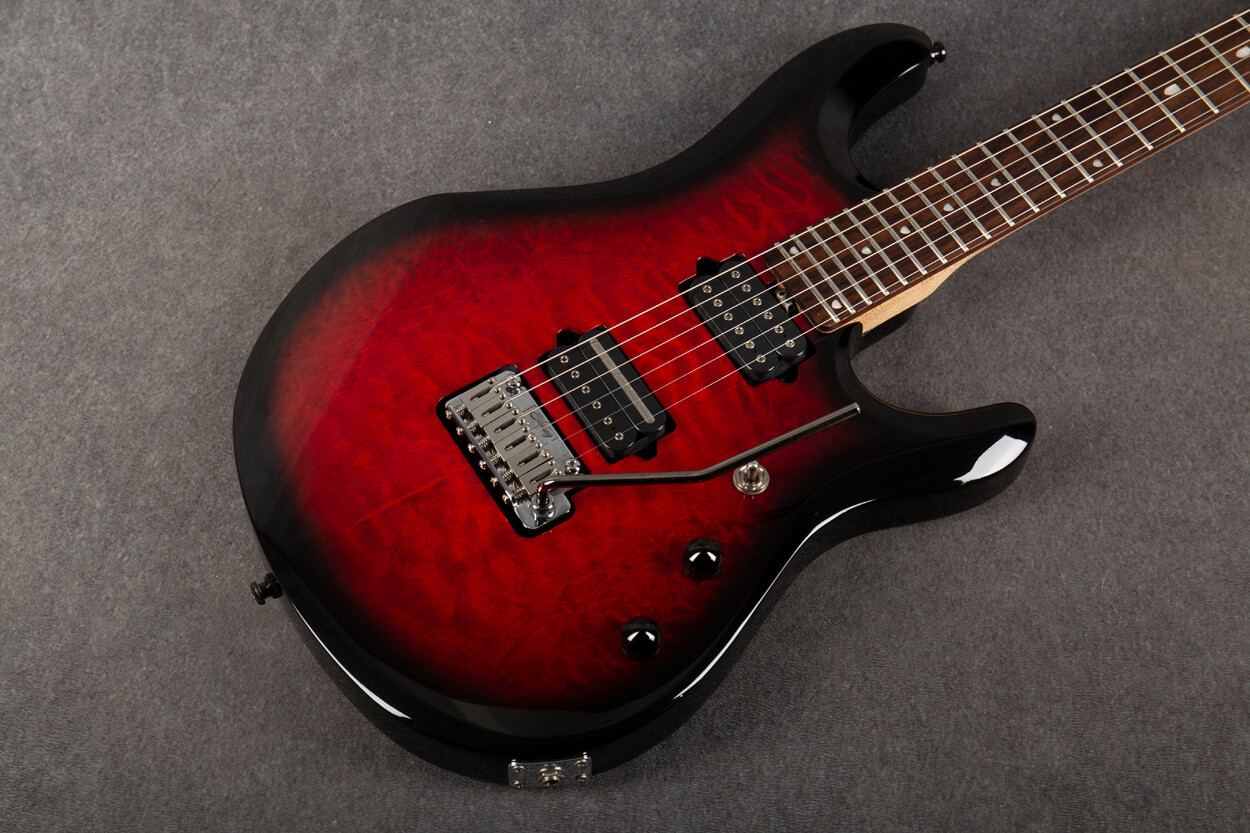 Sterling by Music Man John Petrucci JP100D Ruby Red Burst 2nd Hand