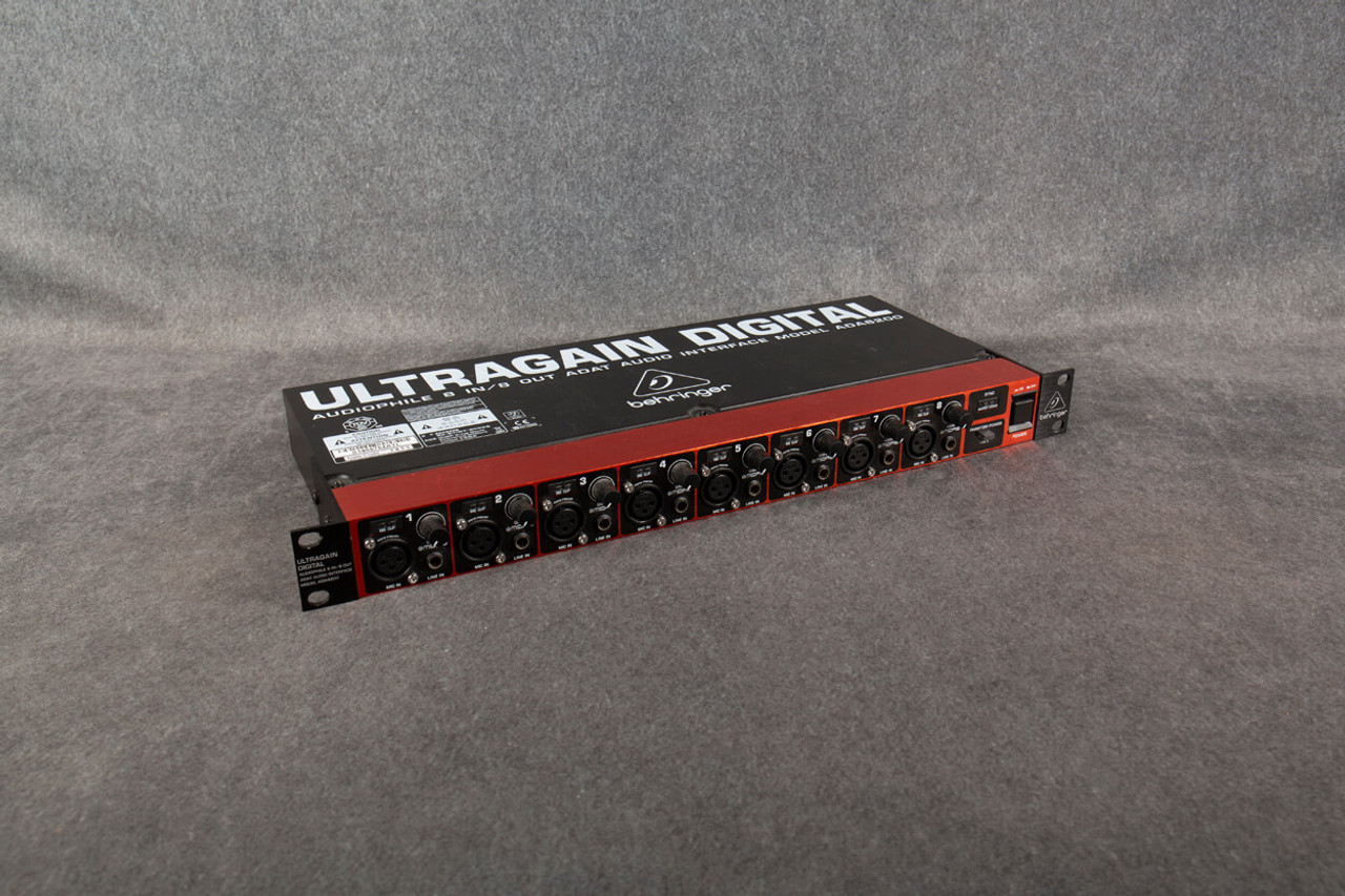 Behringer ADA8200 Ultragain Digital ADAT Audio Interface 2nd Hand