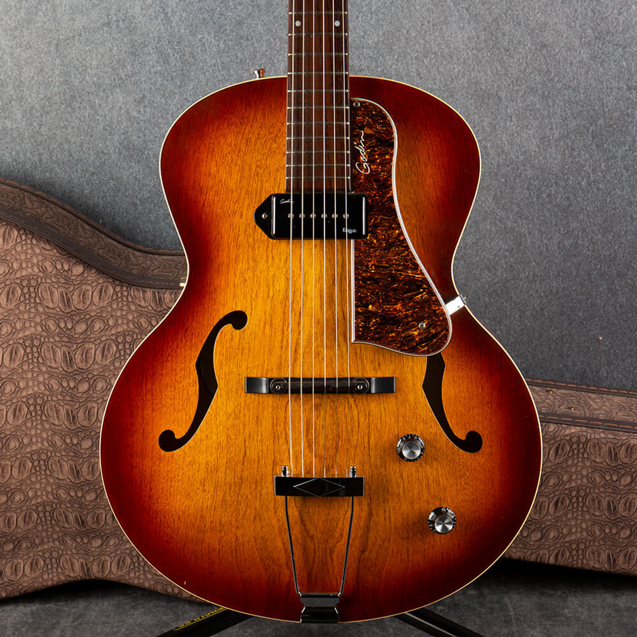 godin 5th avenue kingpin cognac burst - ギター