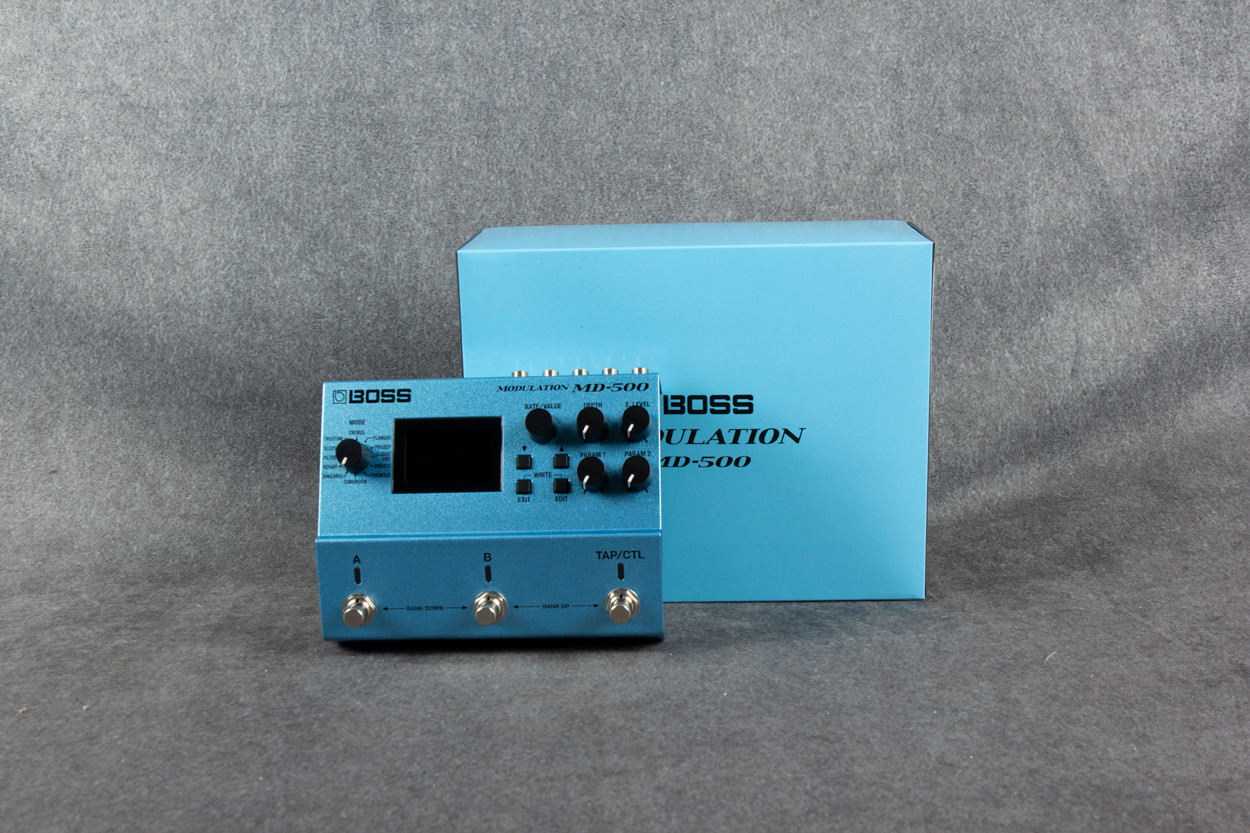 BOSS MD-500 BOSS Md-500 Modulation Pedal, 12 Modes And 28 Modulation Types