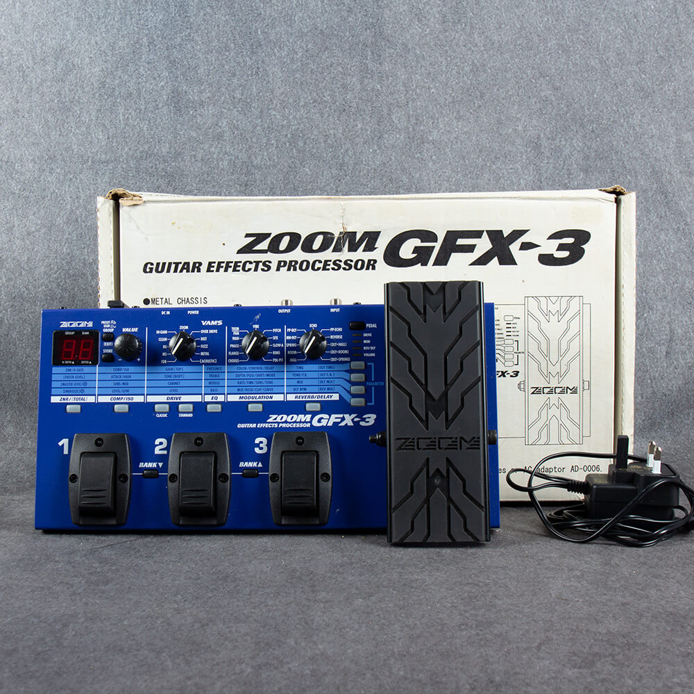 Zoom GFX-3 Guitar Effects Processor 2nd Hand | Rich Tone Music