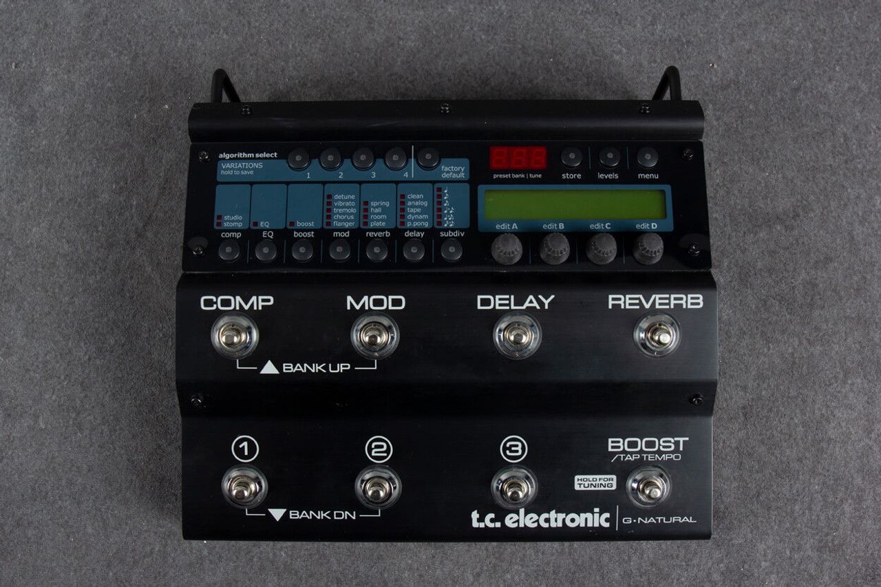 TC Electronic G Natural Acoustic Guitar Effects Processor