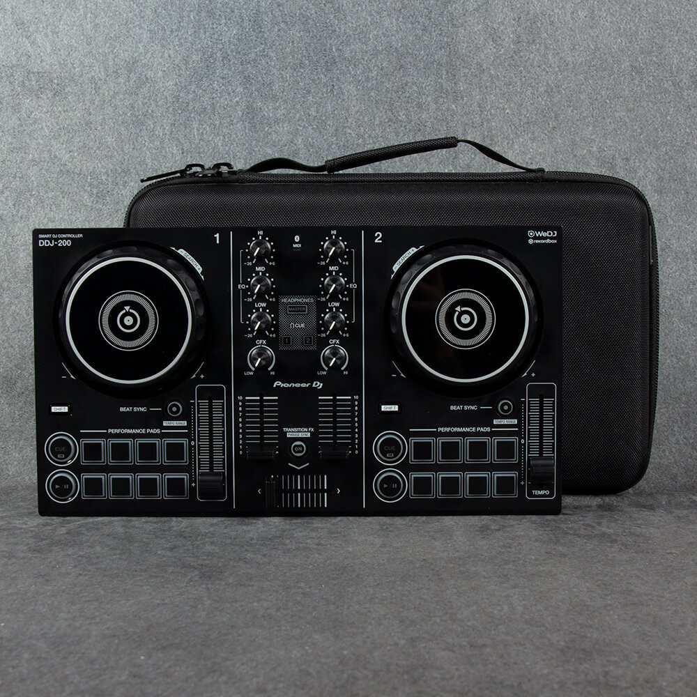 Pioneer DDJ-200 ケース付き Decksaver [ Pioneer DJ DDJ-200]用 機材