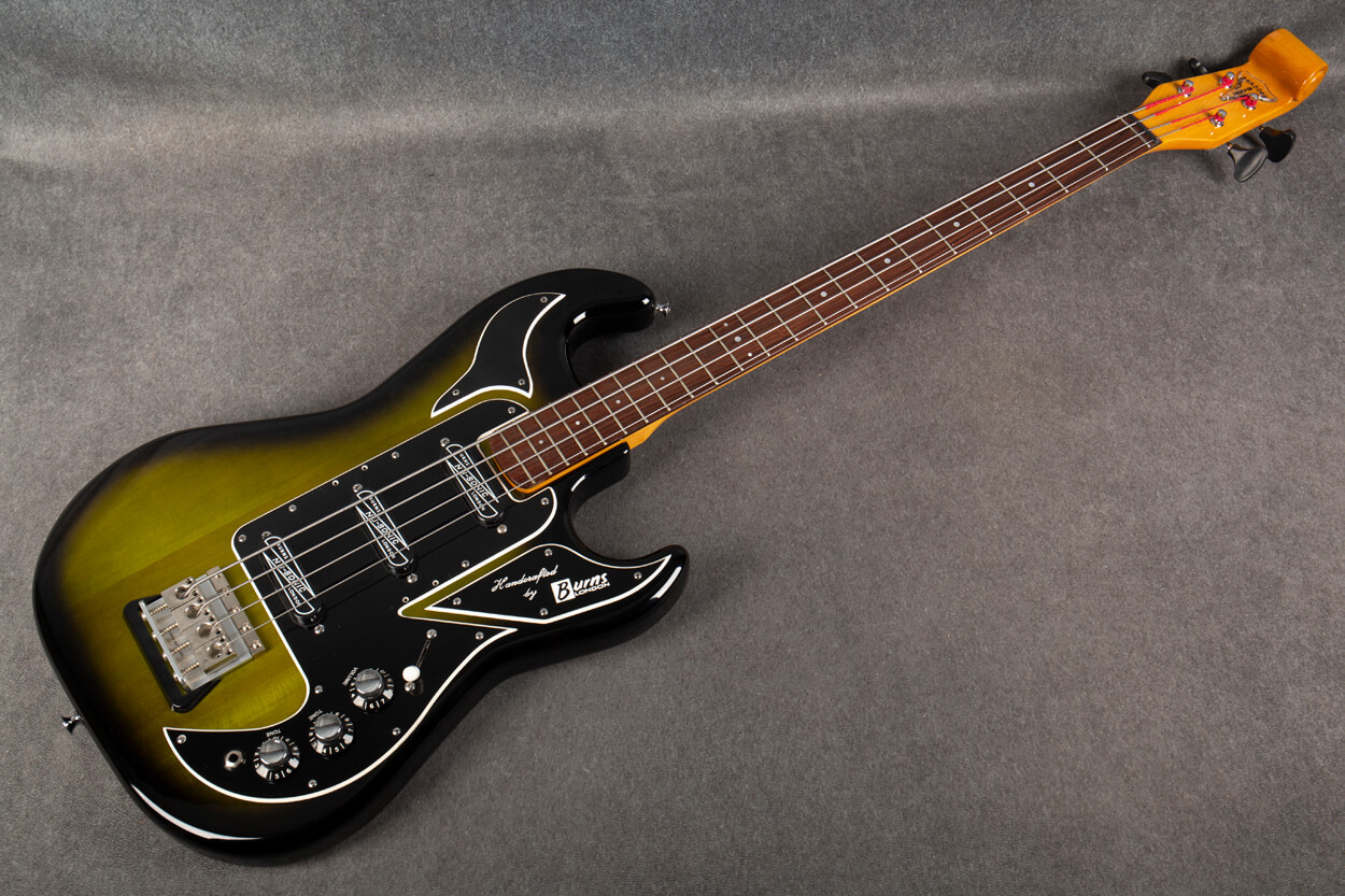 Burns Shadows Bass 1964 Reissue Greenburst 2nd Hand | Rich Tone Music