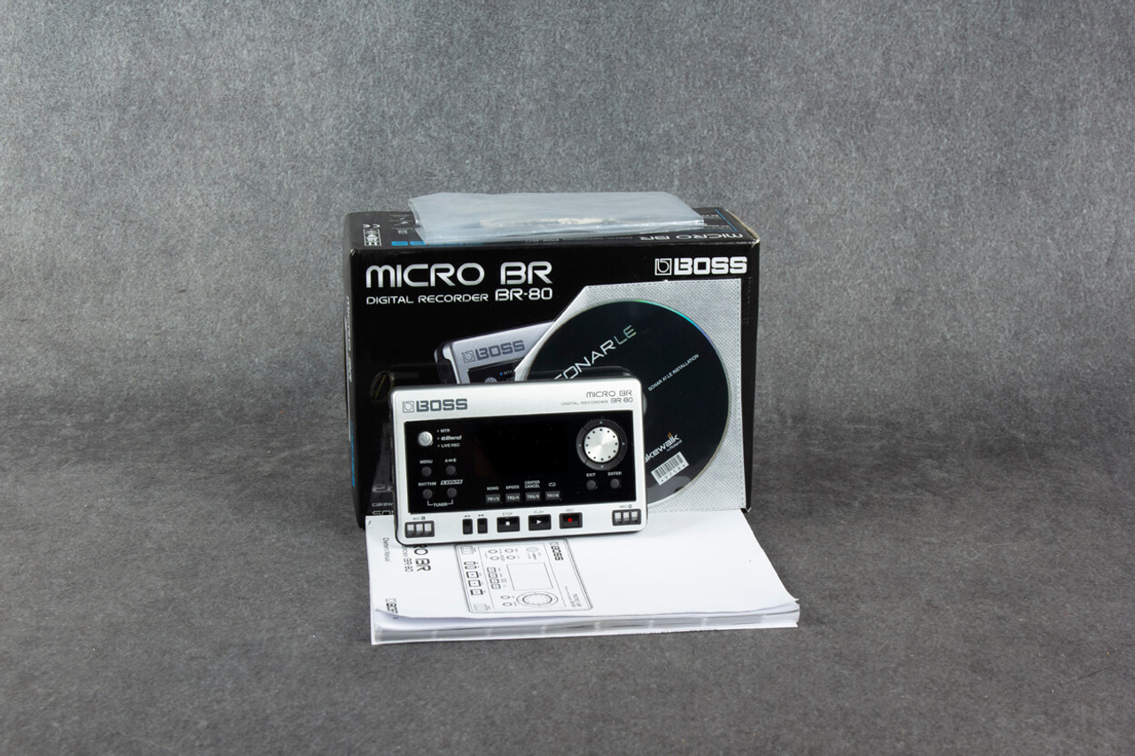 Boss Micro BR BR-80 8-Channel Digital Recorder - Boxed - 2nd Hand