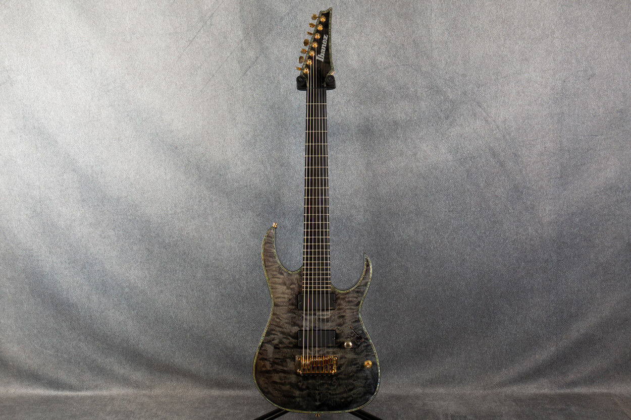 Ibanez Iron Label RGIX27FEQM-TG Transparent Grey 2nd Hand | Rich