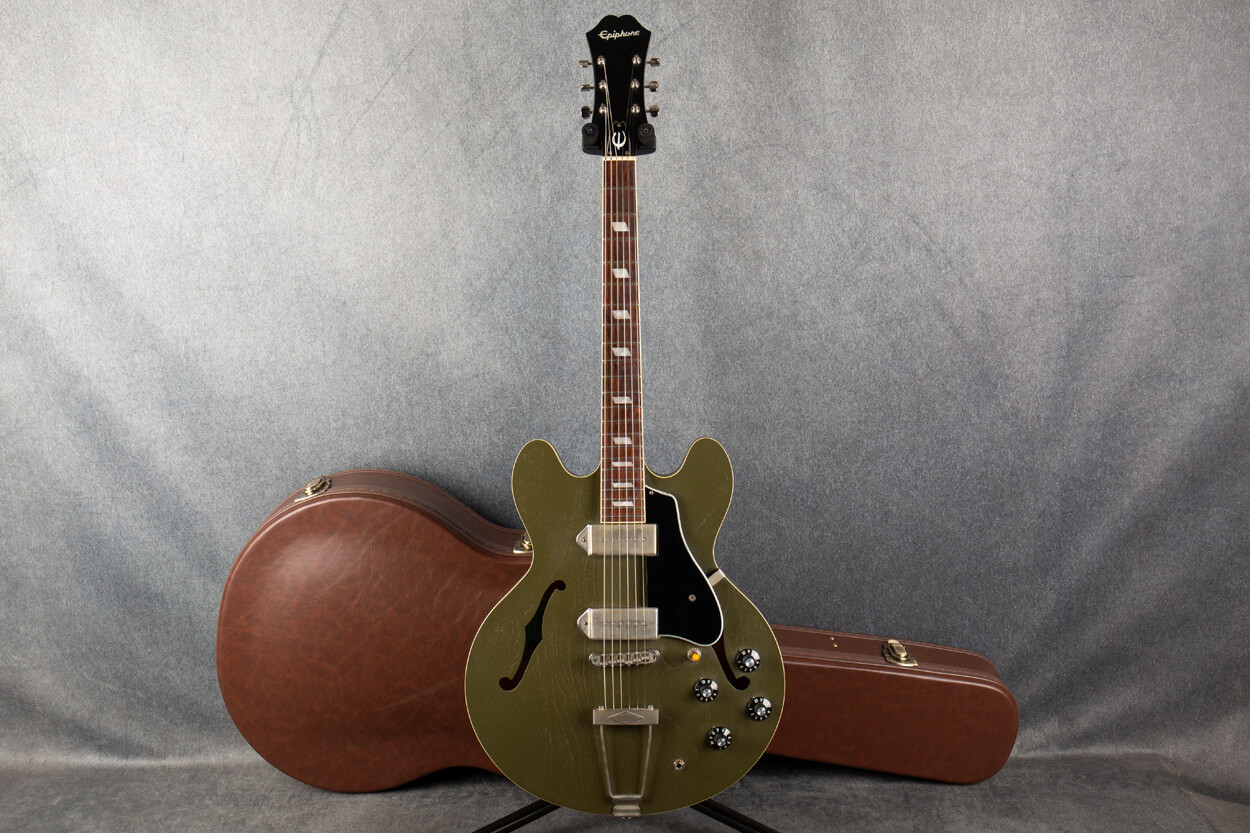 Epiphone Casino Worn Olive Drab 2nd Hand | Rich Tone Music