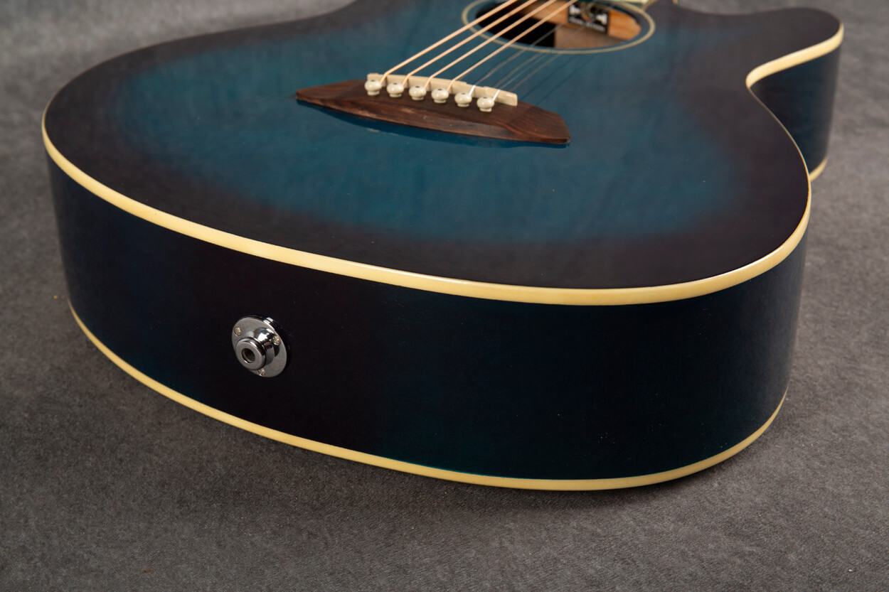 Ibanez Talman TCY10E-TBS Electro Acoustic Transparent Blue Burst