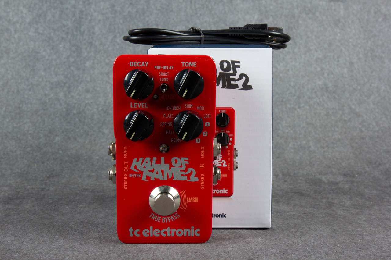 TC Electronic Hall of Fame 2 Reverb Pedal - Boxed - 2nd Hand (129398)