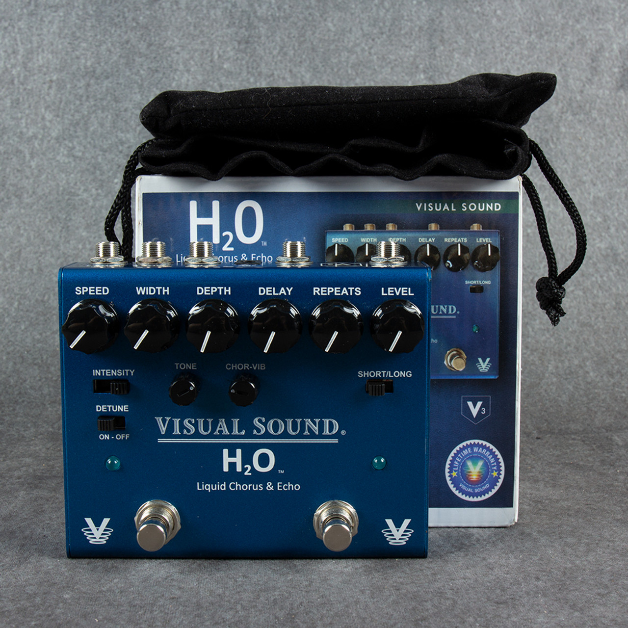Visual Sound H2O Liquid Chorus & Echo Pedal 2nd Hand | Rich Tone Music