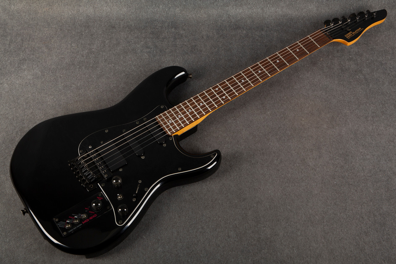 希少 レア カシオ CASIO MG-510 MIDI Guitarエレキギター Casio MG-510 MIDI Guitar With Built In Interface. REAL