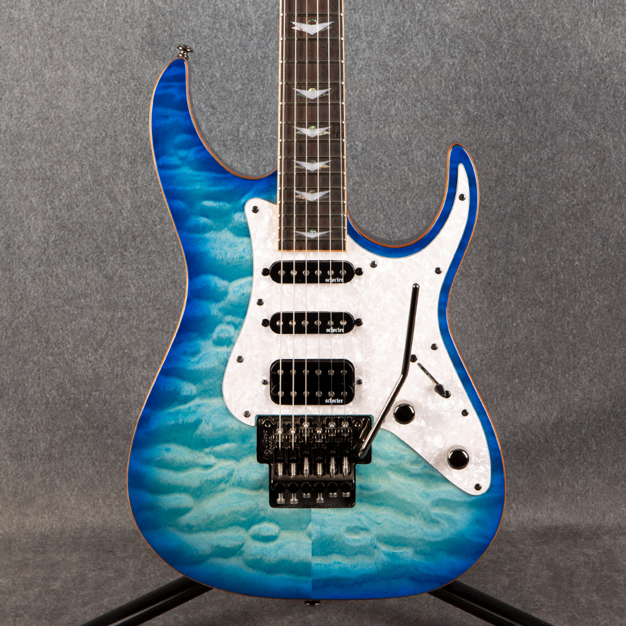 Schecter Banshee-6 FR Extreme - Ocean Burst Blue - 2nd Hand