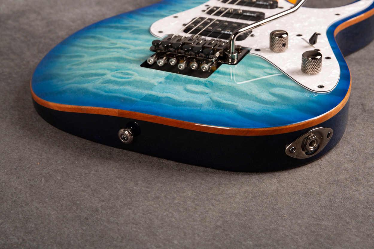 Schecter Banshee-6 FR Extreme Ocean Burst Blue 2nd Hand