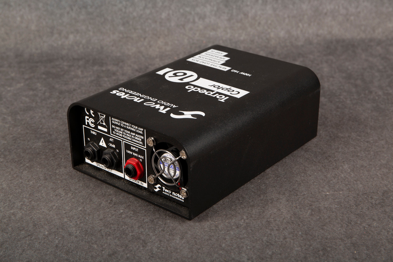 Two Notes Torpedo Captor 16 Ohm Compact Loadbox and Amp DI 2nd