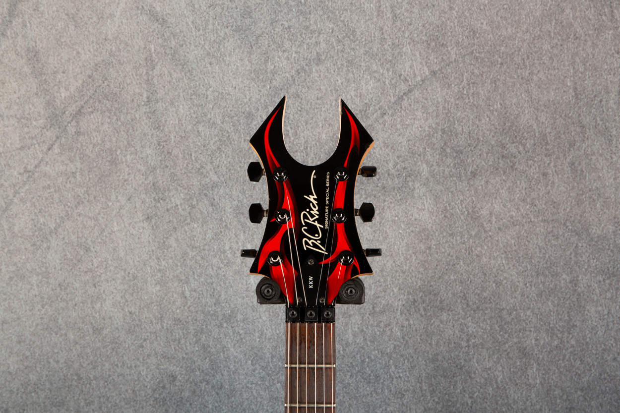 BC Rich KKW Kerry King Warlock Wartribe- Kahler Tremolo- Red