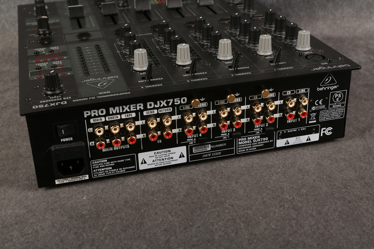 DJ機材 Bheringer DJX-750 Behringer DJX-750 5-Channel DJ Mixer - Black for sale online