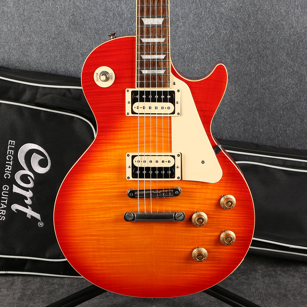 Burny Super Grade Electric Guitar Heritage Cherry Sunburst 2nd