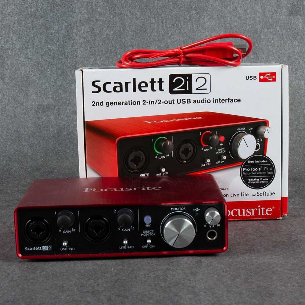 Focusrite Scarlett 2i2 2nd Gen Audio Interface 2nd Hand | Rich