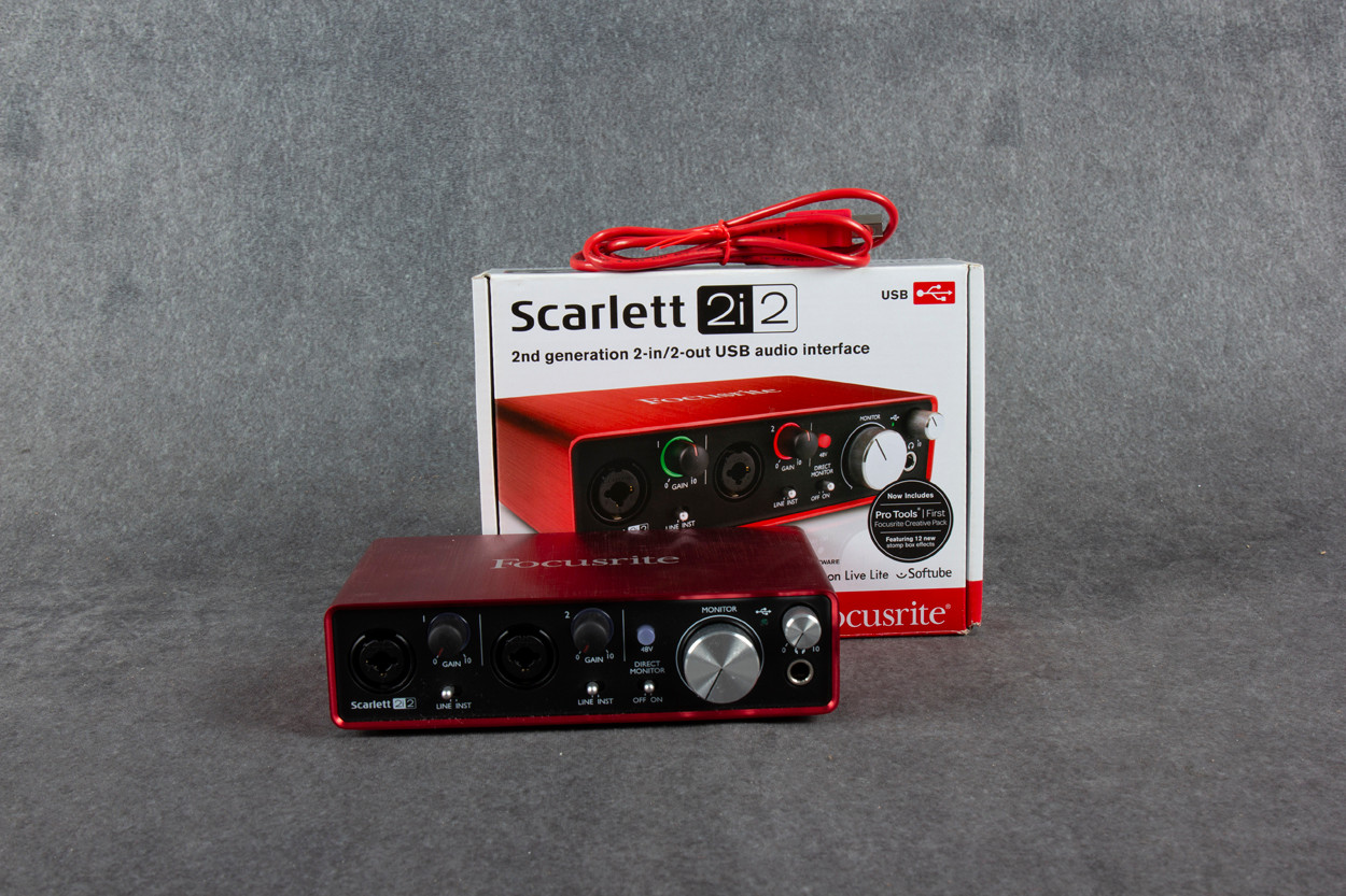 Focusrite Scarlett 2i2 2nd Gen Audio Interface 2nd Hand | Rich