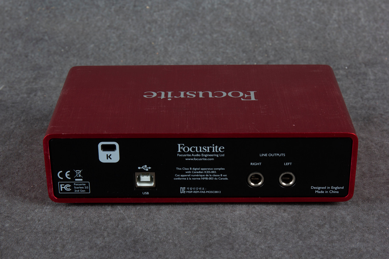 Focusrite Scarlett 2i2 2nd Gen Audio Interface 2nd Hand | Rich