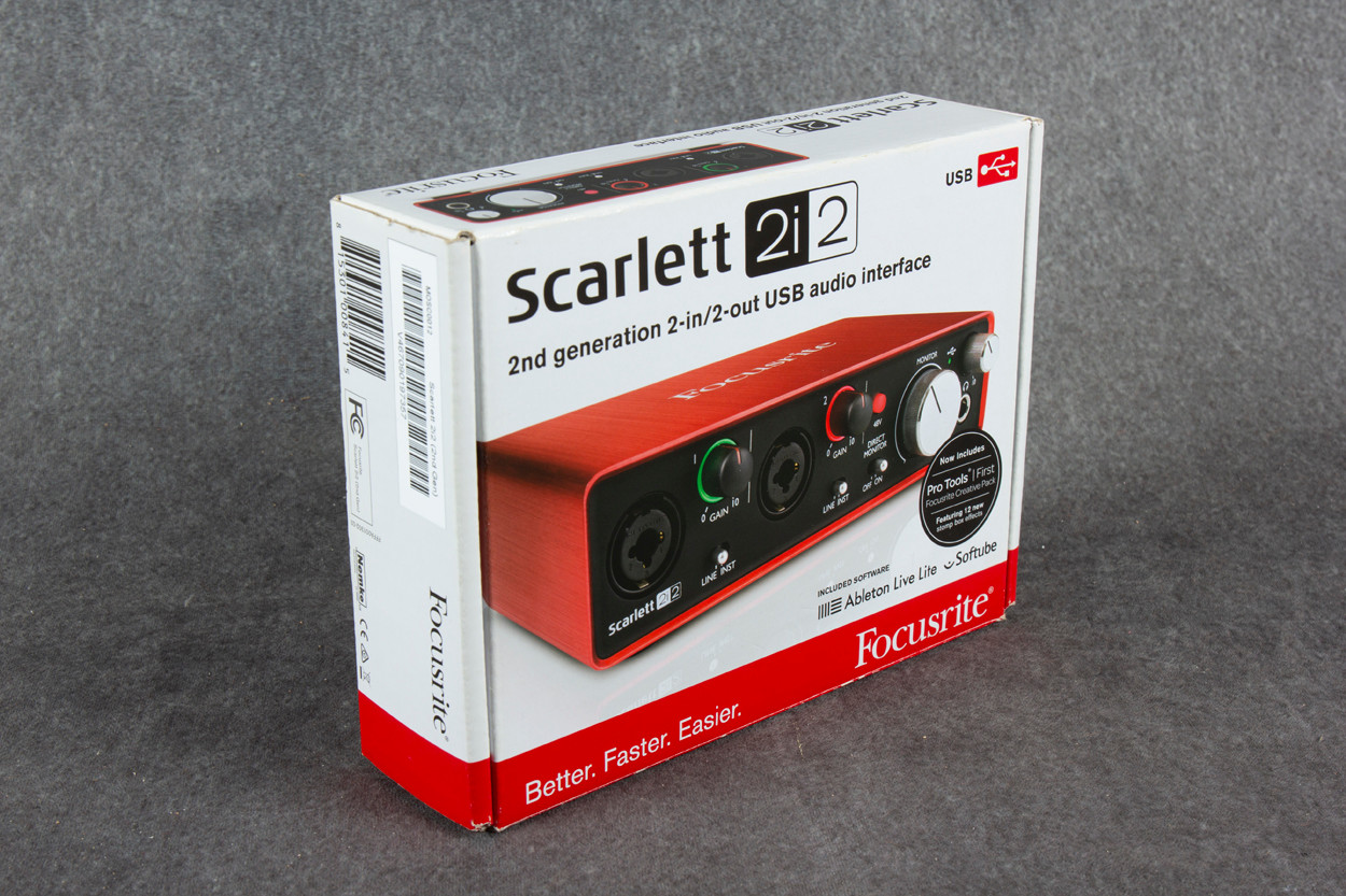 Focusrite Scarlett 2i2 2nd Gen Audio Interface 2nd Hand | Rich