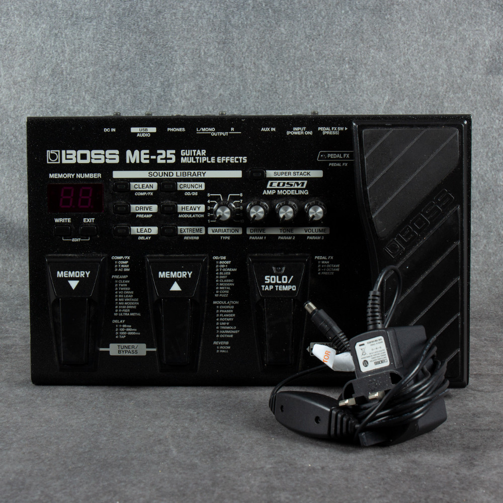 Boss ME-25 Guitar Multi Effects PSU 2nd Hand | Rich Tone Music