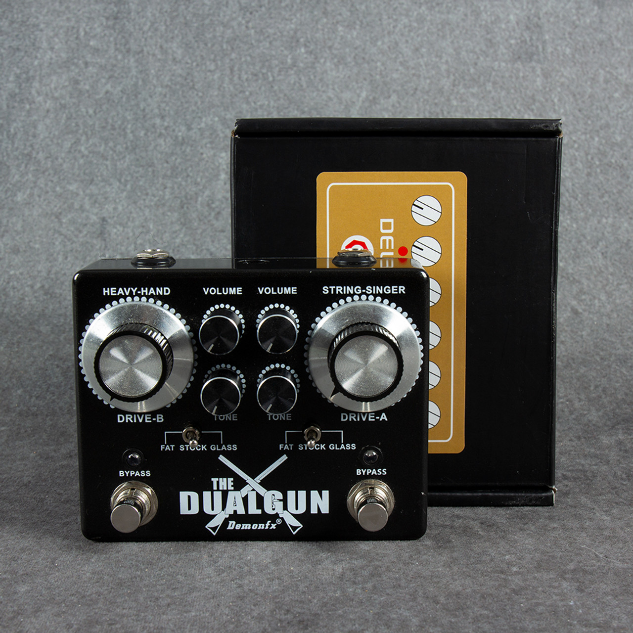 Demonfx DUALGUN ギターエフェクター Amazon.com: Demonfx Dual Gun 2 Channel Blues/Rock Overdrive