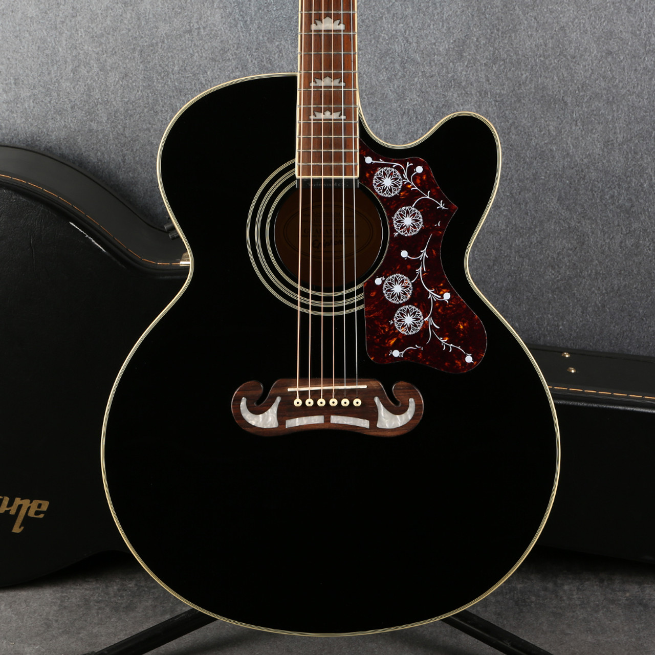 Epiphone EJ-200CE Black 2nd Hand | Rich Tone Music