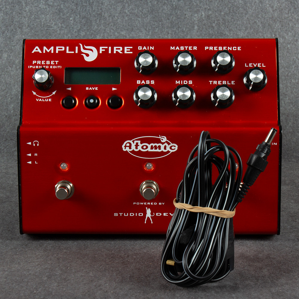 Atomic AmpliFire 3 Amp Sim & Multi FX Pedal PSU 2nd Hand | Rich