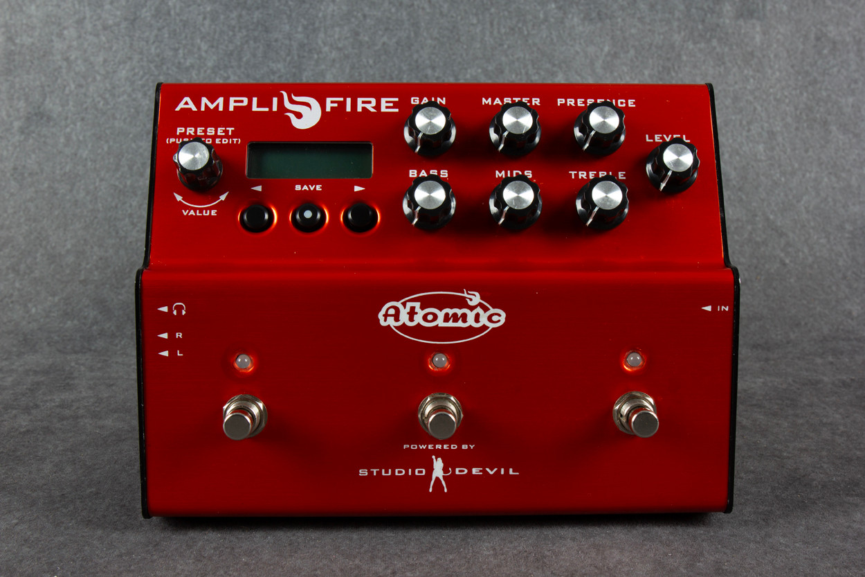 Atomic AmpliFire 3 Amp Sim & Multi FX Pedal PSU 2nd Hand | Rich