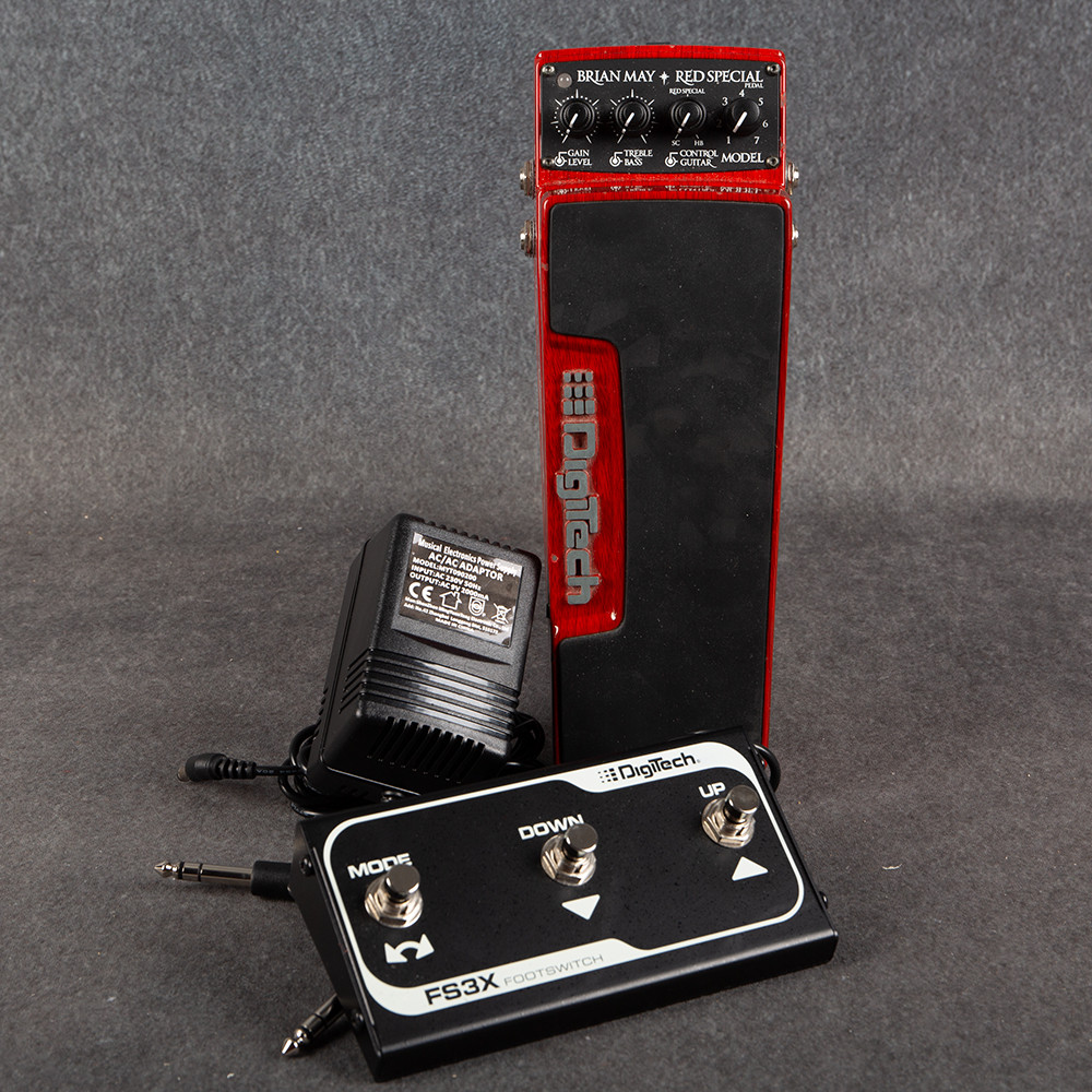 Digitech Brian May Red Special Pedal Footswitch & PSU 2nd Hand