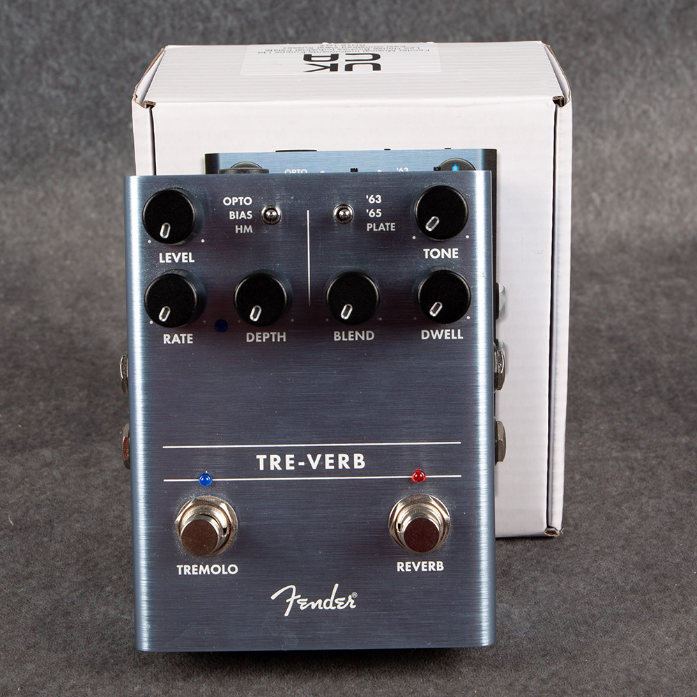 Fender TRE-VERB (tremolo & reverb) Fender Tre-Verb Digital w⁄Box